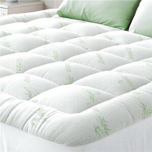 Ultra Soft Twin XL Size Mattress Topper - Viscose Made from Bamboo Pillow Topper